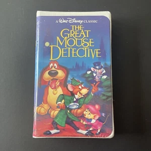 Disney Black Diamond The Classics The Great Mouse Detective Clamshell VHS #1360 - Picture 1 of 7