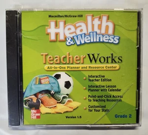 HEALTH & WELLNESS Teacher Works All in One Planner CD-ROM 2nd Grade NEW/SEALED - Picture 1 of 2