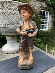 COUNTRY CORNER No33 Vintage French Painted Figure 40cm Tall - Picture 1 of 13