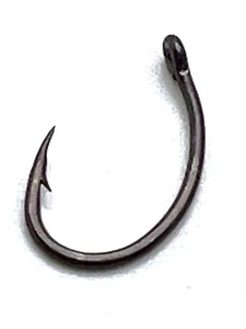 10,20,50,100 ami da pesca carpa ad alto carbonio rivestiti in teflon curvi tallone a punta - Foto 1 di 1