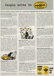 1977 Vintage Print Ad People Write to Pennzoil Motor Oil Ask For It Lubricants - Picture 1 of 2