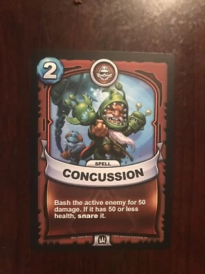 2016 Skylanders Battlecast - Concussion (Spell) - Common - Image 1 of 2