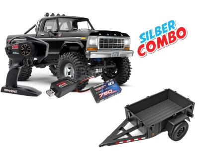 Traxxas TRX-4M Ford F150 High Trail schwarz Silber Combo TRX97044-1-BLK-SILBER-C - Bild 1 von 3