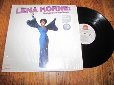 LENA HORNE - THE LADY AND HER MUSIC / LIVE ON BROADWAY - QWEST DOUBLE LP - Imagem 1 de 2