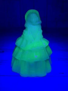 Muñeca Lady Boyd Glass Hecha en EE. UU. GRANDE Louise Verde (Jade) Brillo UV - Imagen 1 de 9