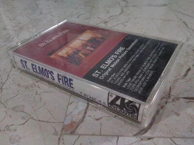 St Elmo's Fire Soundtrack Cassette Tape Rare Vtg 1985 Original Tested  - Image 1 of 4