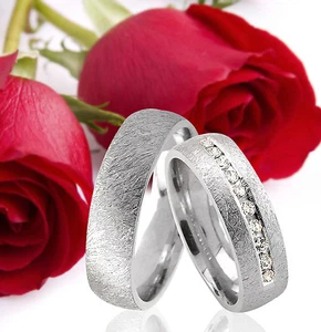 2 Ringe Eheringe Trauringe Verlobungsringe Partnerringe Gravur GRATIS TD1 - Bild 1 von 1