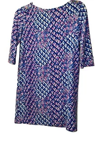 Lilly Pulitzer 3/4 Sleeves SZ XL (12-14) Rayon/Spandex Girl’s Dress - Picture 1 of 5