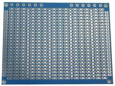 2pcs Single Sided 2er Joint Hole Busbar PCB Proto Prototype Perf Board 7*9 7x9cm