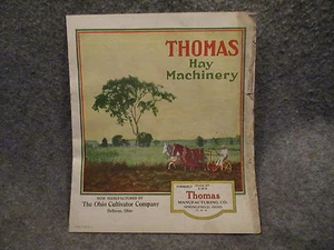 1927 Thomas Hay Maschinen Werbung Händler Broschüre Broschüre 10M-2-10-27-L - Bild 1 von 2