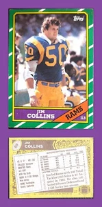 ⚓️🔥1986 TOPPS JIM COLLINS LOS ANGELES RAMS #89 - Picture 1 of 1