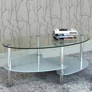 vidaXL Couchtisch im exklusivem Design Weiß LIF - Bild 1 von 4