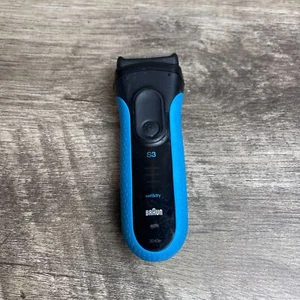 Braun Series 3 ProSkin 3040S Cordless Beard Trimmer Shaver Blue Black Wet & Dry - Picture 1 of 8