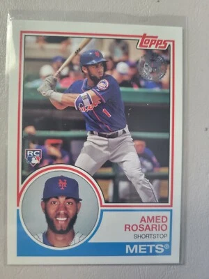 Amed Rosario 2018 Topps 1983 Anniversary #83-50 RC Mets Dodgers Rookie - Image 1 of 2