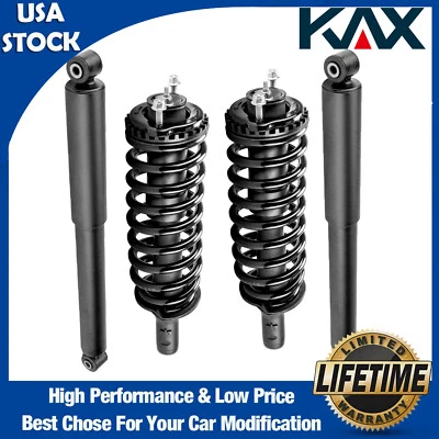 4pc Front & Rear Shock For Chevy Trailblazer GMC Envoy 02-09 Buick Rainer 04-07 - Image 1 of 4