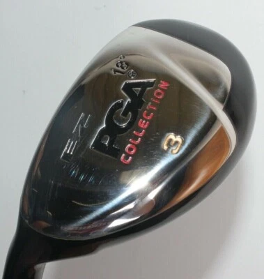 MENS PGA EZ GOLF 3 IRON HYBRID GOLF CLUB STIFF FLEX GRAPHITE SHAFT 18* LEFT HAND - Image 1 of 4