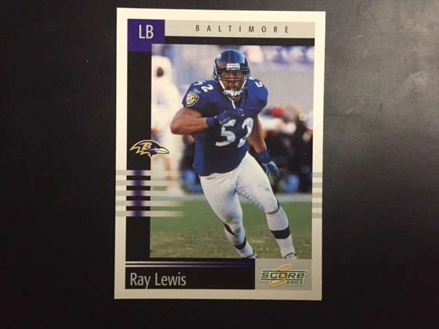 RAY LEWIS NFL Trading Card Complete Your Collection 1997-2017 RAVENS 2018 HOF - Image 1 of 1