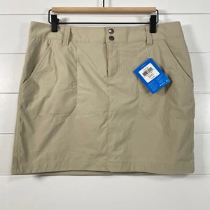 Columbia Womens Saturday Trail Skort 14 NWT Tan Omni-Shade UPF50 Active Outdoor - Picture 1 of 17