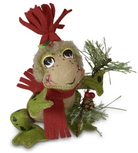 Annalee CHRISTMAS "RUSTIC PINE FROG" 5" 2020 #760820 NWT - Picture 1 of 1