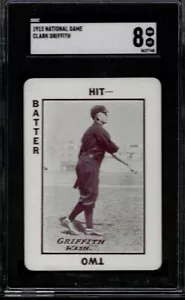 SGC 8 - 1913 WG5 National Game - Clark Griffith Washington Senators HOF - Picture 1 of 4