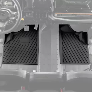 2PCS Front Floor Mat Liner Mat for 2016-2025 Can Am Defender HD5 HD8 HD10 / MAX - Picture 1 of 11