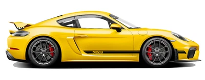 Juego de calcomanías gráficas a rayas laterales cortas personalizadas Porsche Cayman 2015-2025 718 981 GT4 Foto 1 de 4