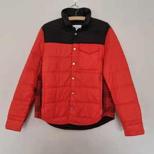 Aztech Mountain Aspen PrimaLoft Stepp Hemd Jacke S rot kariert schwarz blau sehr guter Zustand - Bild 1 von 24