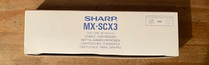 Cartucce originali SHARP Staple - MX-SCX3 (IVA INCLUSA) SCATOLA DA 4 - Foto 1 di 2