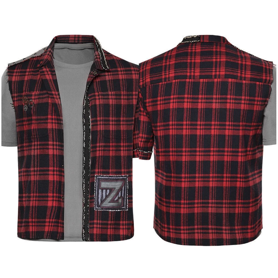 Zombiies 3 Zed Cosplay CostumeT-shirt Coat Halloween Zed Seabrook Football Top - Image 1 of 4