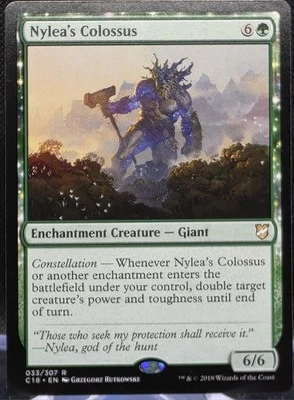 Nylea's Colossus #33 Commander 2018 Regular Rare - Image 1 of 2