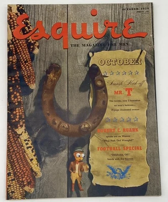 ESQUIRE OCTOBER 1950 MAGAZINE - ILLUSTRATED COVER NICE ADS Foto 1 de 4