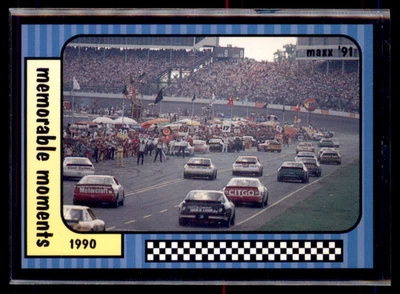 1991 Maxx NASCAR Memorable Moments of 1990 163 - Image 1 of 2