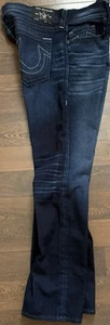 Rare Find True Religion Jeans Ricky Relaxed Straight No Flap Blue Denim 40x33Men - Picture 1 of 17