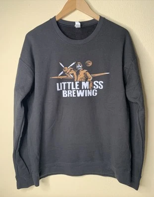Little Miss Brewing Sweater Mens Sz M Brewery Beer California Pullover - Image 1 of 4
