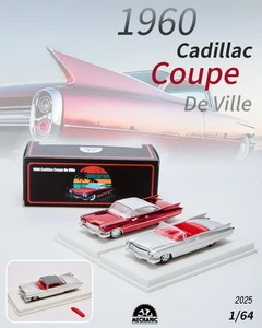Mechanic 1/64 1960 Cadillac Coupe De Ville Diecast Model Car - Picture 1 of 7