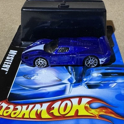 Mattel Hot Wheels Mystery Cars Maserati MC12 2007 azul abierto con embalaje original Foto 1 de 4