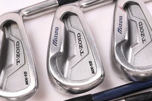 Mizuno MX-15 Irons / 3-PW / Regular Flex Mizuno Exsar Blue Shafts / No #4 Iron - Picture 1 of 7