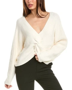 Velvet By Graham & Spencer Caitlyn Boucle Raglan Sweater Women's White Xl - Picture 1 of 3