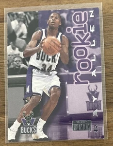 Ray Allen - 1997 Skybox Premium #201 Rookie (RC) Milwaukee Bucks H359 - Picture 1 of 2