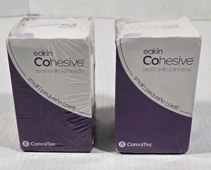 Lot Of 2 ConvaTec Eakin Cohesive Seals 839002, 1 / 7/8 in (48MM) NEW DAMAGED BOX - Bild 1 von 1