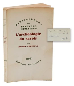 L'archeologie du savoir ~ by MICHAEL FOUCAULT ~ Signed First Edition ~ 1st 1969 - Picture 1 of 8