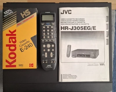 JVC Video Casetten recorder HR-J305EG/E Gebracht, komplett, defekt! - Bild 1 von 3