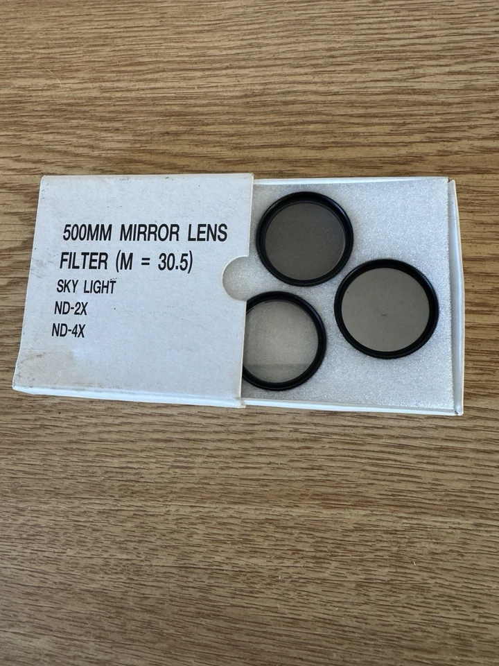 KM500 30.5mm ND2 ND4 Skylight Filters for 500mm F8 Mirror Lenses - Image 1 of 1