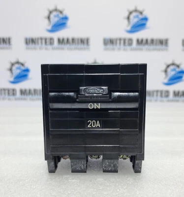 TOSHIBA L50 No-Fuse Circuit Breaker 3-Pole 20A 250VAC 125VDC - Image 1 of 4