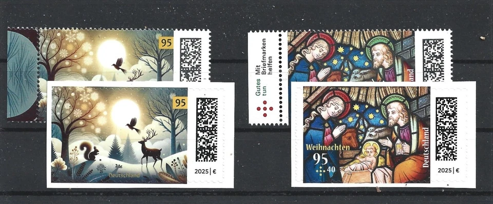 Germany 2025 Christmas Complete Sets MNH Stamps - Image 1 of 1