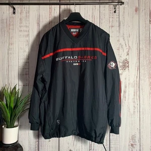 CCM Buffalo Sabres NHL Centre Ice Embroidered Pullover Jacket Size Medium - Bild 1 von 8