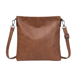 PU Leather Crossbody Bag Vintage Shoulder Purse Sling Bag for Men& Women Durable - Picture 1 of 11