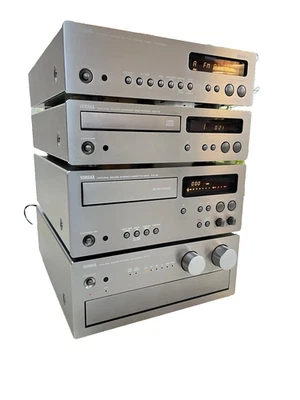 Yamaha HiFi  AMP-CD-CASSETTE DECK-TUNER  AX-9, CDX-9, KX-10, TX-10  **Serviced** - Image 1 of 4