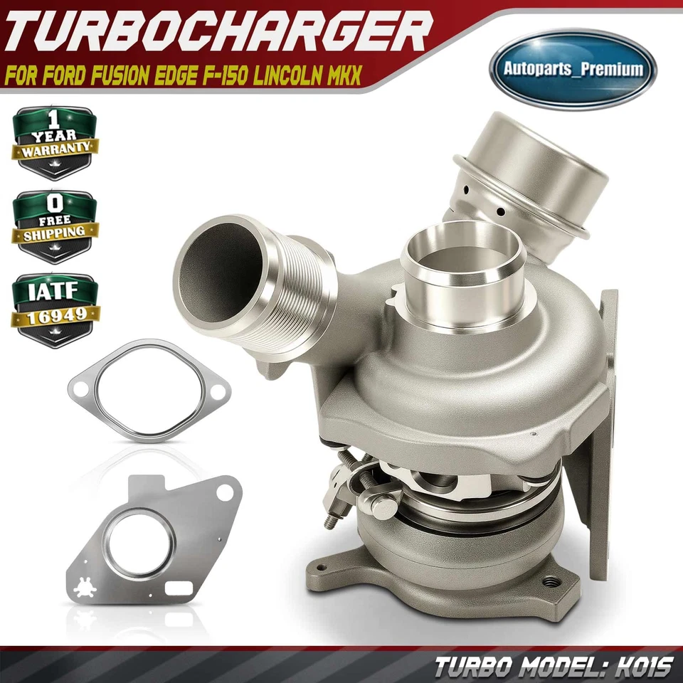 Турбокомпрессор водителя для Ford Fusion Edge F-150 Lincoln MKX Continental V6 2,7 л - Изображение 1 из 4
