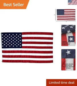 Bandera americana para todo tipo de clima de 3x5 pies - artesanía superior, patriotismo vibrante - Imagen 1 de 9